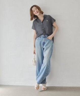 WEGO U.S. POLO ASSN.別注 フレンチスリーブシャツ ネイビー