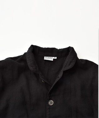 京和晒綿紗 【紗栄子さん愛用パジャマ/UNISEX】京和晒綿紗×御黒染司 京都紋付 ガーゼパジャマ 2重合わせ 【黒】 黒紋付染め