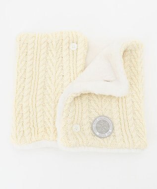 23区GOLF ギフトにも最適！【WOMEN】ニット ネックウォーマー ホワイト系