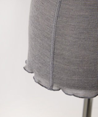 TOQUE 〈大草直子さんアドバイザー〉【天然素材】アルパカシルクリブ タンクトップ グレー