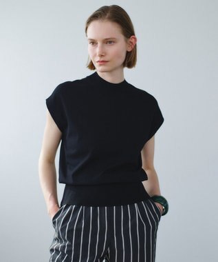 BEIGE， NADIA / シアーコンビ ストレッチニット Black