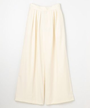 NAVE 【ReNAVE・洗える】4タックワイドパンツ アイボリー系