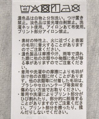 AMERICAN HOLIC カンパニーロゴ風ロングＴシャツ Gray