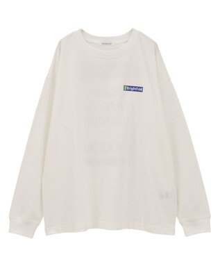 AMERICAN HOLIC カンパニーロゴ風ロングＴシャツ Off White