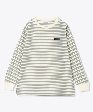 Columbia Columbia/ ウィメンズクラウドアベニューロングスリーブクルー /コロンビア Chalk Border