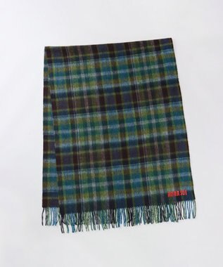 AURORA 【 ANNA SUI（アナ スイ）】ウールチェックストール(WASH)