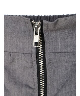 Green Parks ・ＥＬＥＮＣＡＲＥ　ＤＵＥ　シャーリングＷーＺＩＰスカート Gray