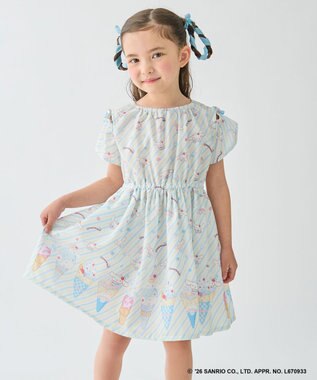 ANY KIDS 【サンリオキャラクターズ×ANY KIDS】2WAY ファンシーワンピース シナモロール×サックスブルー