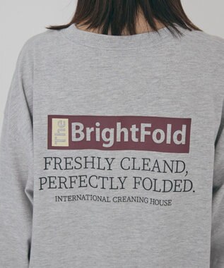 AMERICAN HOLIC カンパニーロゴ風ロングＴシャツ Gray