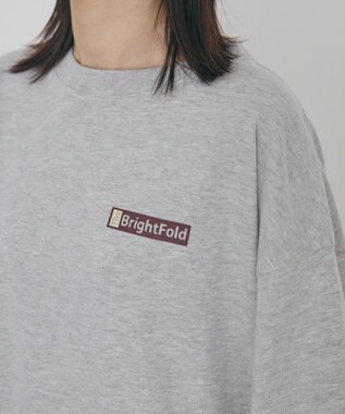 AMERICAN HOLIC カンパニーロゴ風ロングＴシャツ Gray