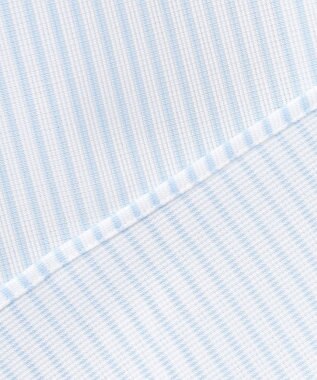 GOTAIRIKU 春夏向け【形態安定】SUMMERPREMIUMPLEATS_スモールボタンダウンカラー 長袖ドレスシャツ_ストライプ(25年春夏モデル) サックスブルー系1