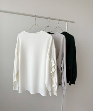 Feroux 【洗える】ダンボール プルオーバー アイボリー系