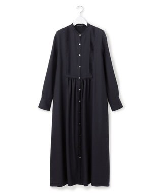 23区 L 【洗える】TWビエラ ブザム ワンピース ネイビー系
