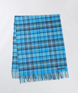 AURORA 【 ANNA SUI（アナ スイ）】ウールチェックストール(WASH)