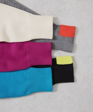 AMERICAN HOLIC バイパチラグランニットプルオーバー Gray Mixture