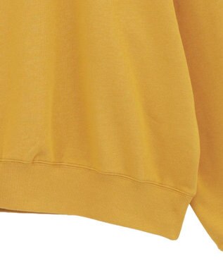 Green Parks オーバーサイズロゴ裏毛プルオーバー Mustard