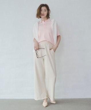 WEGO 【26年春夏新カラー登場/ユニセックス着用ITEM/SMLサイズ展開】U.S. POLO ASSN.別注ラインポロシャツ ライトピンク