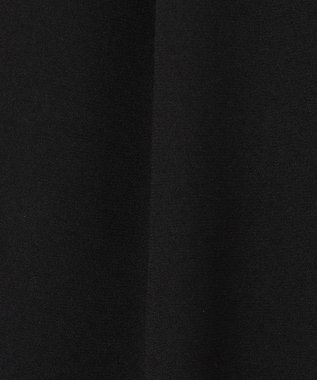 #Newans 【洗える】ジョーゼットテーパードパンツ ブラック系