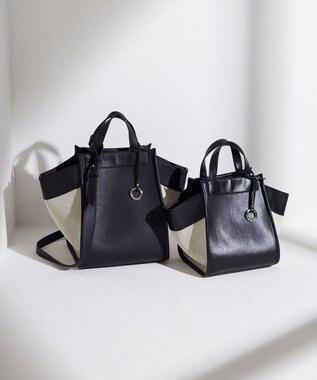 組曲 ４WAYハンド バッグ ブラック系