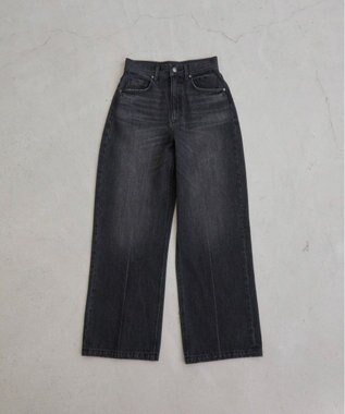 WEGO 【ANGIE VINTAGE/SMLサイズ展開】ワイドストレートデニムパンツ ブラックその他