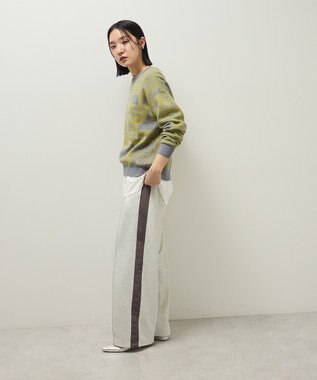 Green Parks ・ｆｕｒｒｙ　ｒａｔｅ　ジャカードニットプルオーバ Yellow