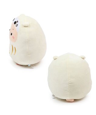 Mother garden しろたん お座り らっこいぬ 白だるま 《らこ福》 ぬいぐるみ 20cm お座りぬいぐるみ ぬいぐるみ マスコット お座り だるま 縁起物 お正月 新年 あざらし アザラシ かわいい キャラクター マザーガーデン 白~オフホワイト