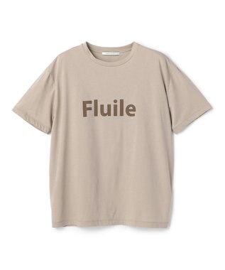 BEIGE， STELLERITE / コットンロゴTシャツ Taupe