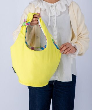 tsumori chisato CARRY Yama Kumo ハンドバッグ トートバッグ リバーシブル Sサイズ イエロー