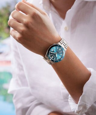 CITIZEN 【メカニカルウオッチ TSUYOSA】豊富なカラーバリエーションが人気の機械式腕時計 NJ0231-56L シルバー