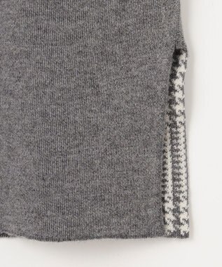 ANY SIS 【2WAY】リバーシブルフーディ アウター グレー×チェック