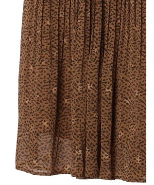 Green Parks シフォンＪＱアソートプリーツスカート Leopard