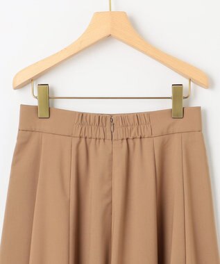 組曲 【ご好評につき追加予約 / 加藤ローサさん着用】ハンサムツイルフレア スカート ベージュ系