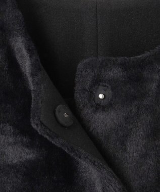 #Newans ペプラムシルエットファージレ ブラック