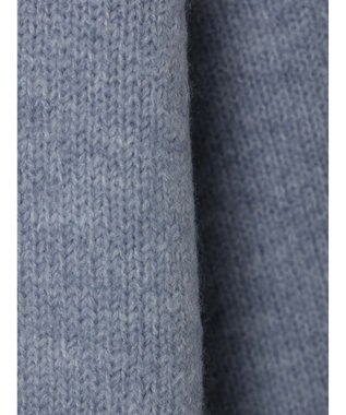 Green Parks ｆｕｗａっとメランジタートルニットプルオーバー Sax