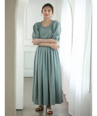 Green Parks ・ＳＵＧＡＲ　ＳＰＯＯＮ　ランタンスリーブプルオーバー Green