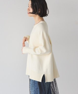AMERICAN HOLIC バイパチラグランニットプルオーバー Ivory