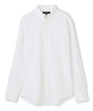 JOSEPH HOMME トライジャガードストレッチ　ウィングカラーシャツ ホワイト系