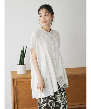 CRAFT STANDARD BOUTIQUE ウ゛ィンテージボイルタックチュニック Off White