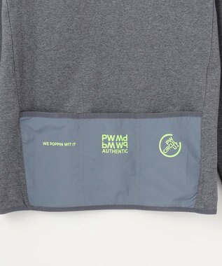 PW CIRCULUS 【MEN】 ハーフジップカットソー グレー系