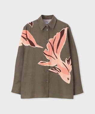 Paul Smith La Peche パネルプリント シャツ