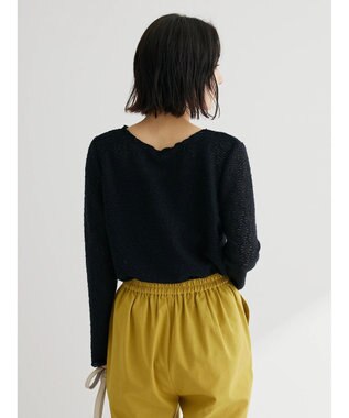 Green Parks レースＪＱプルオーバー Black