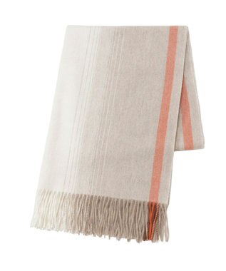 MOONBAT FURLA(フルラ）ウール100％ オンブレー カラーブロック ストール ベージュ