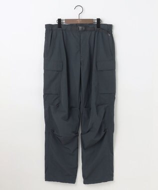 JOSEPH ABBOUD MOUNTAIN 【ECO撥水/起毛裏地】マイクロリップワッシャー カーゴ パンツ ネイビー系