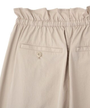 Green Parks ウエストフリルワイドコクーンパンツ Light Beige