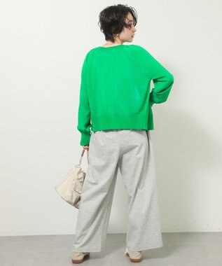 Green Parks 【しのばせカーデ】ポケッタブルＵＶカットニットカーディガン Green