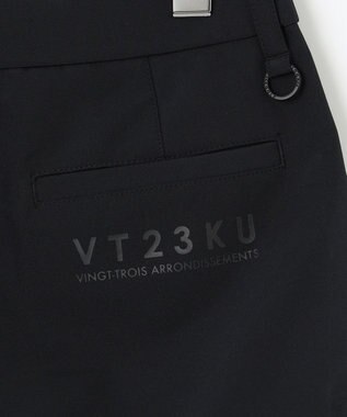 23区GOLF デイリーに着回しやすい定番美脚ボトム【WOMEN】４WAYストレッチ パンツ ブラック系