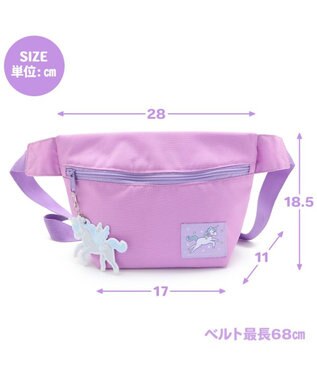 Mother garden マザーガーデン ユニコーン ボディバッグ 《パープル / ブラック》 パープル