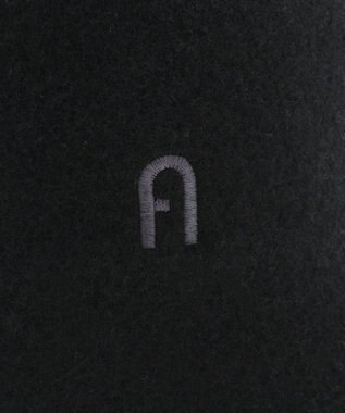 MOONBAT FURLA(フルラ) バスク つば裏ラインクロッシェハット 日本製 ブラック