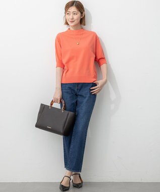 23区 アクリルハンドル バッグ グレー系