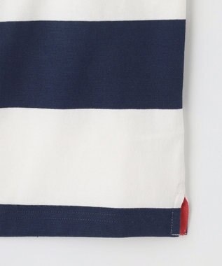 J.PRESS KIDS 【110-130cm】J.ボーダー ラガーシャツ ネイビー系1